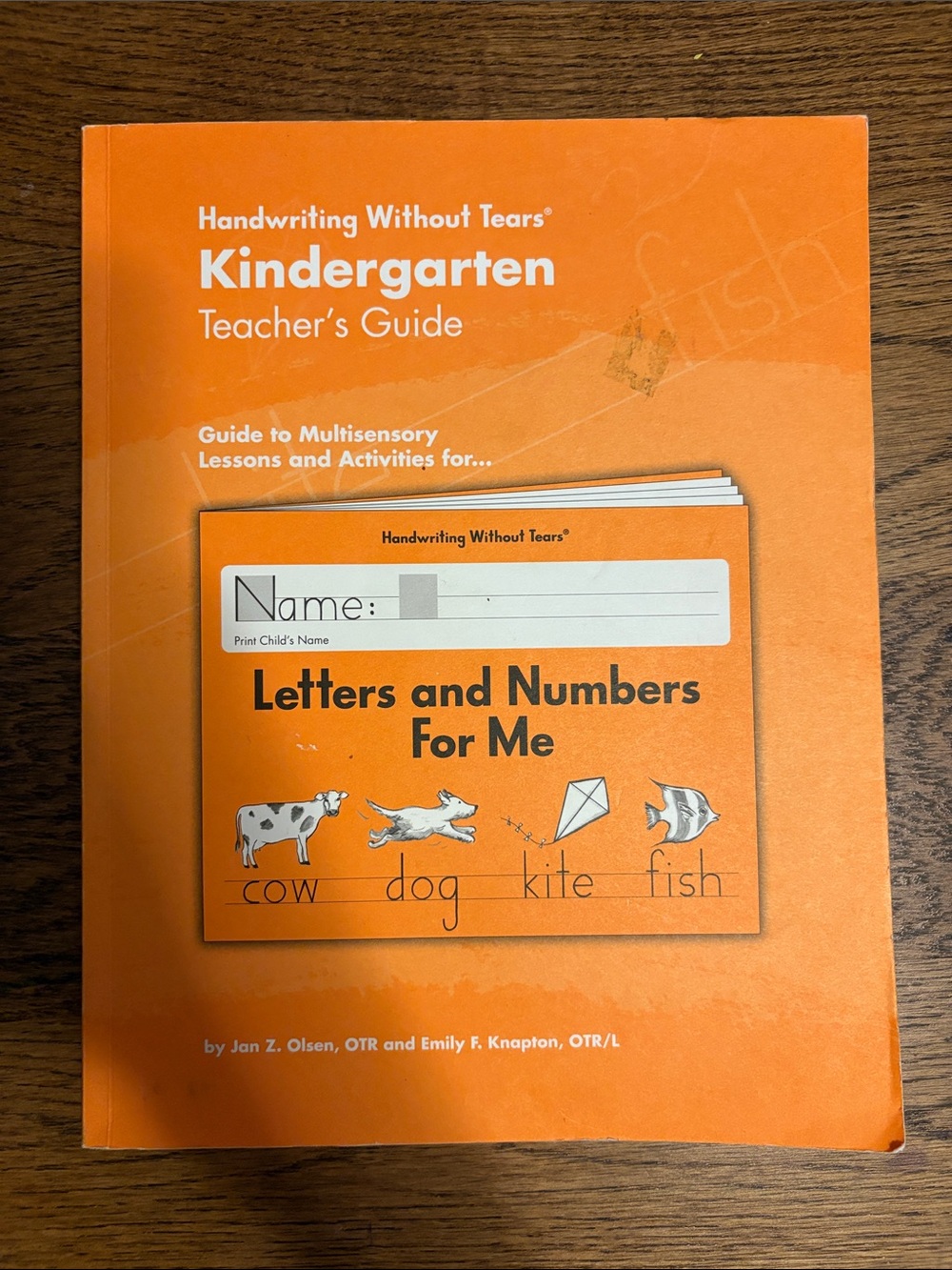 Handwriting Without Tears Kindergarten Teacher's Guide - Homeschool
